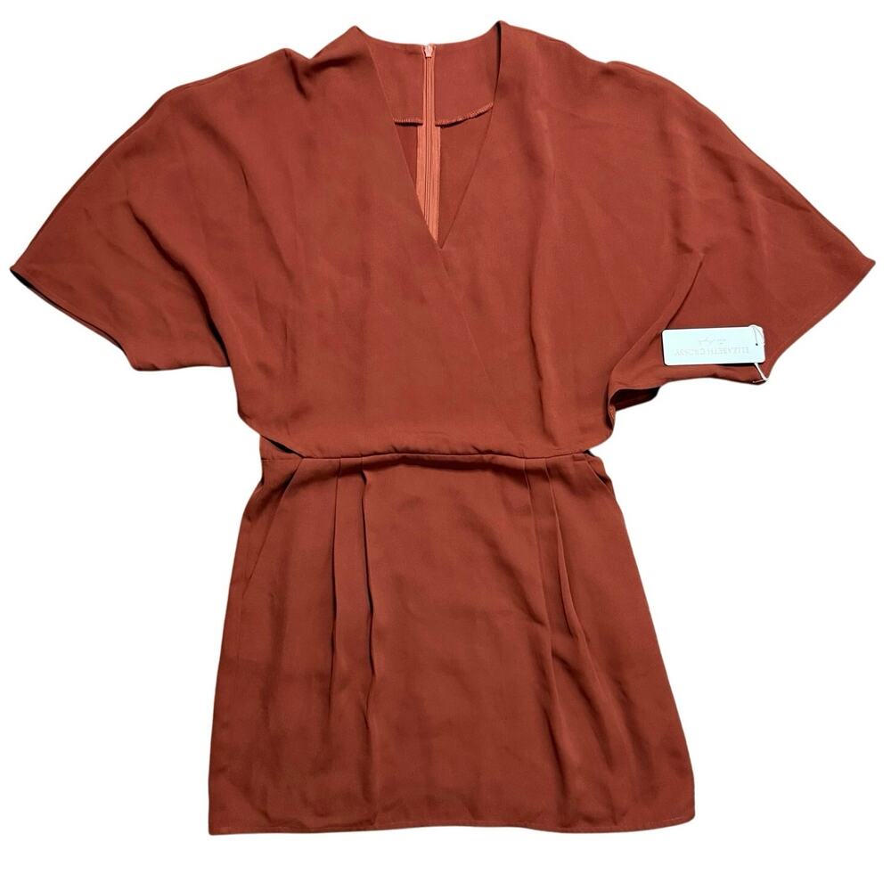 NWT Elizabeth Crosby Short Sleeve Side Cutout Dress